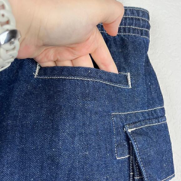 Levi's Premium Men's Cargo Denim Shorts in Beam Sea Rinse Red Tab Size Small - Picture 9 of 12